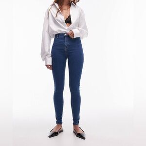 TopShop Dark Blue Denim Skinny Jeans